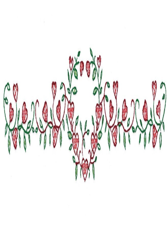 Tobin Heart Vine Pillowcases for Embroidery