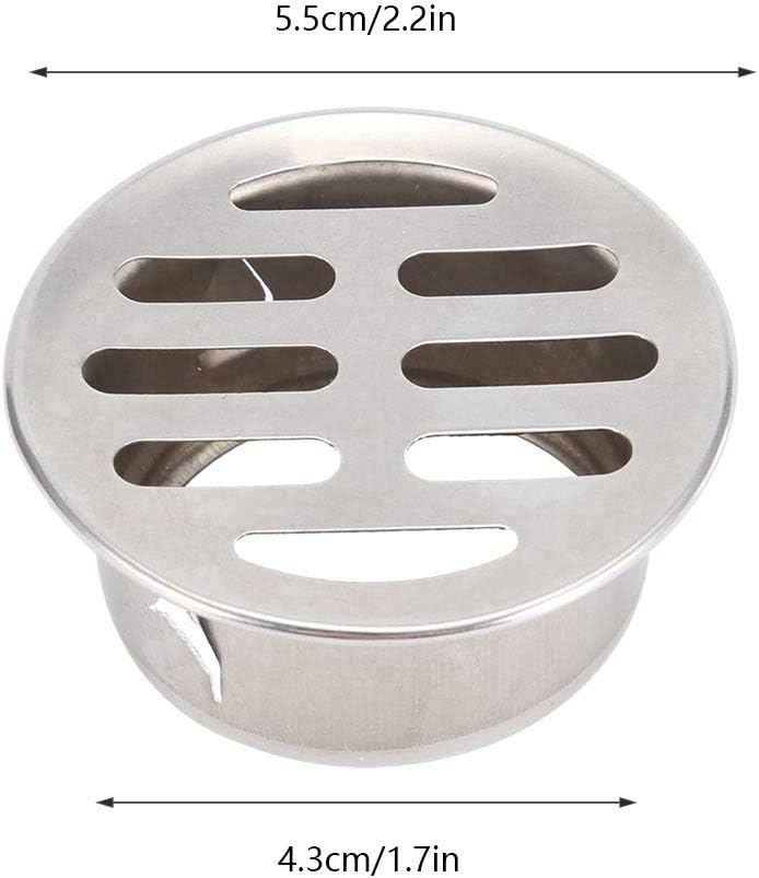 comfrt Stainless Steel Floor Drain, Durable for Outdoor Yard Use Easy(50 flat mouth) - Image 5