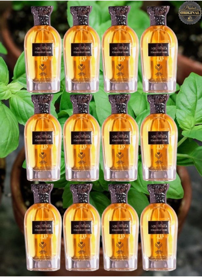 ALMAS PERFUMES - 12 Pieces Khaltat Oud Perfume 100ML - Image 1