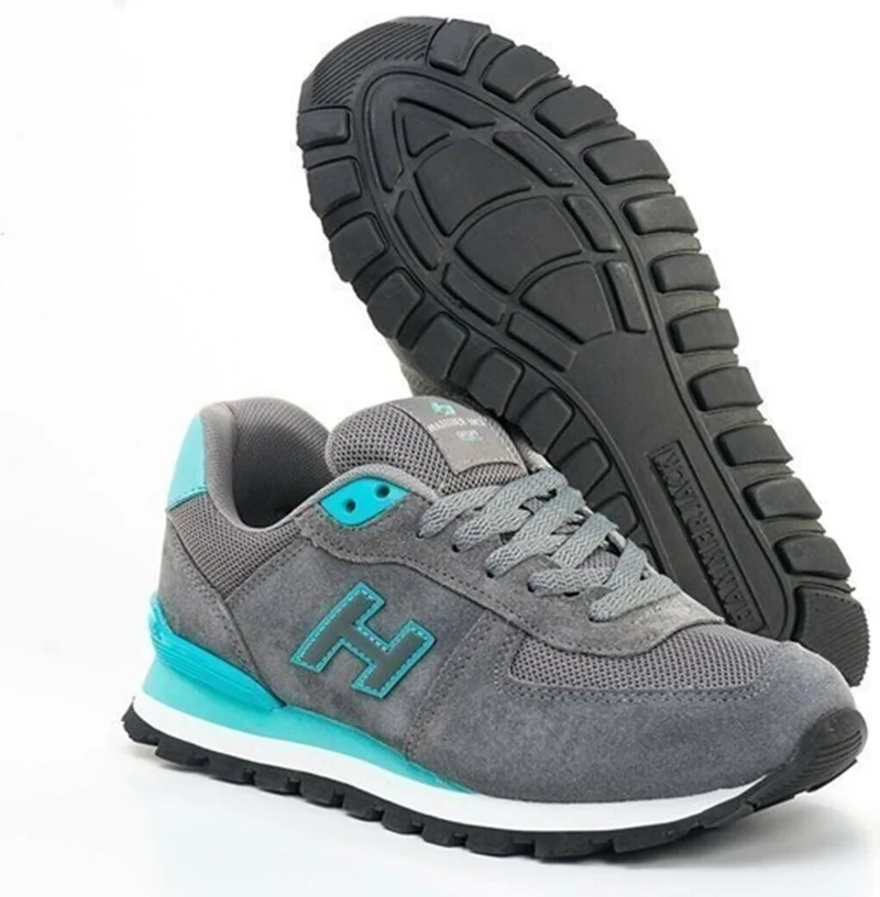 هامر جاك Peru Women's Sneaker Sports Shoes 19250 Gray Turquoise V7