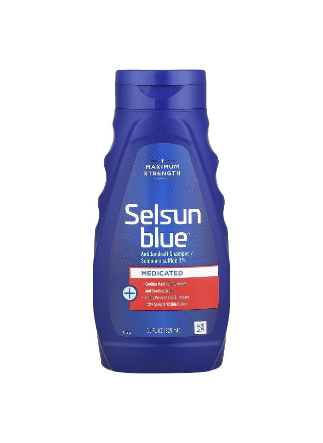 Selsun blue Selsun Blue, Antidandruff Shampoo, Medicated, 11 fl oz (325 ml)  - Image 1