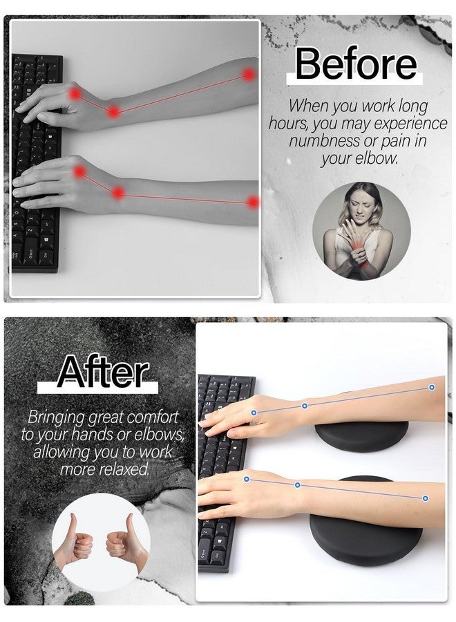 TOROKOM Il Tech Elbow Rest, Torokom Elbow Rest For Nail Tech, Nail Arm Hand Rest For Nails Elbow Pad For Nail Tech Office Arm Elbow Relax Supplies (Black) - Image 5