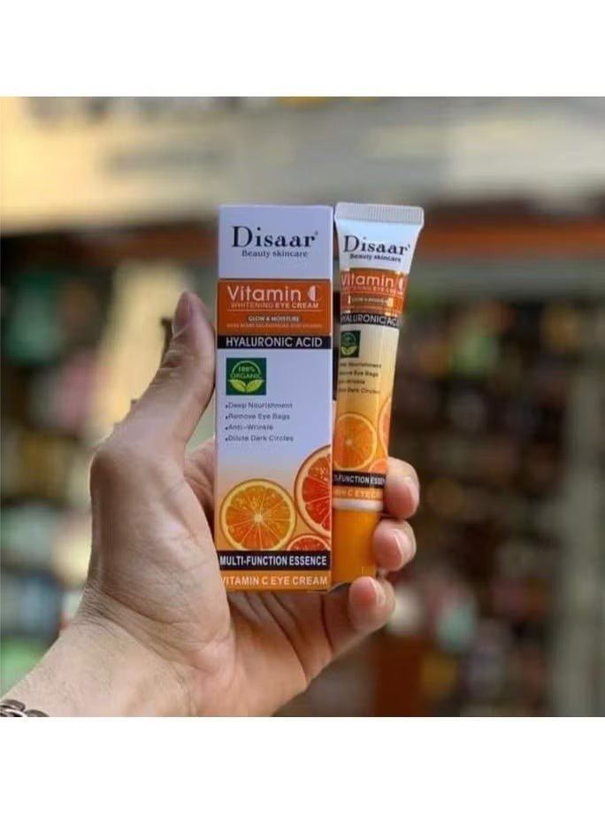 ديسار كريم ديسار لتبييض العين، مضاد للتجاعيد، فيتامين سي، حمض الهيالورونيك، تغذية عميقة، 25 مل - Image 5