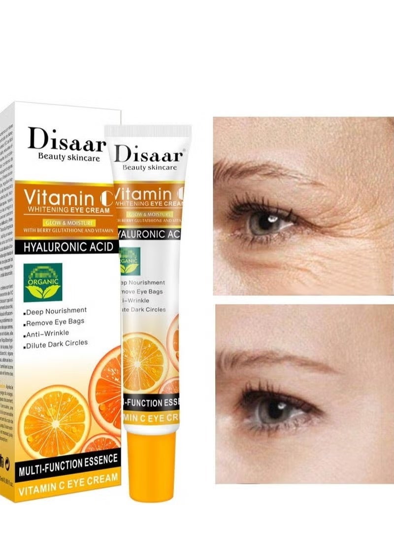ديسار كريم ديسار لتبييض العين، مضاد للتجاعيد، فيتامين سي، حمض الهيالورونيك، تغذية عميقة، 25 مل - Image 3