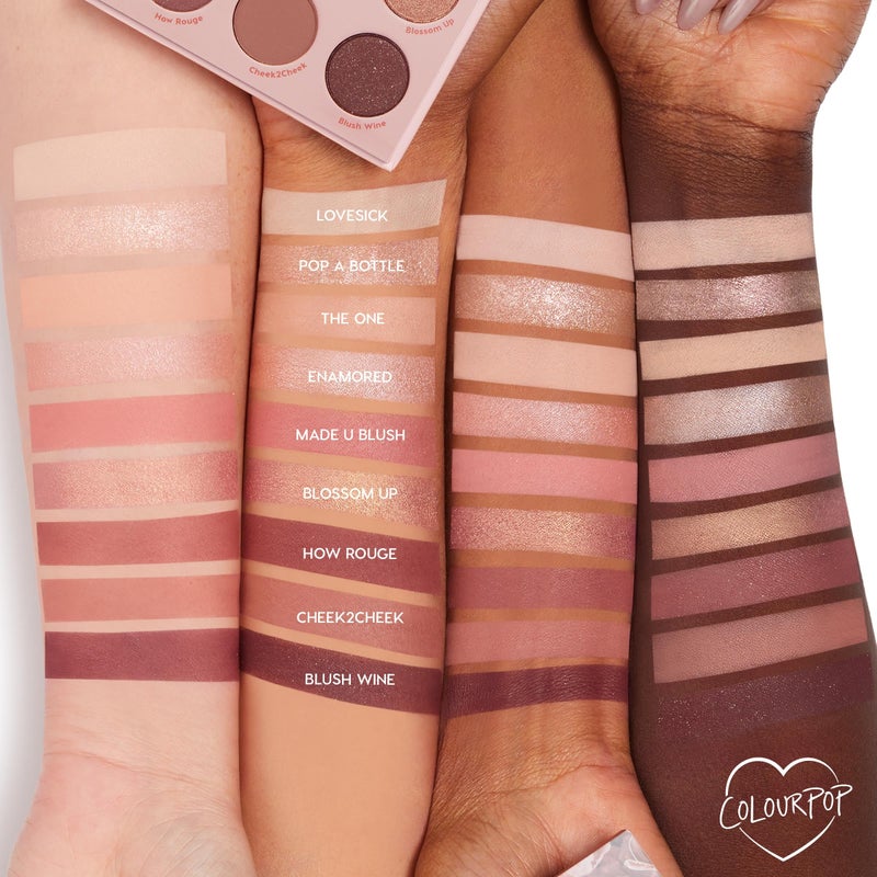 ColourPop لوحة ظلال العيون بلشر كراش من كولور بوب - لوحة ظلال بنية وذهبية ووردية مع لمسات معدنية ومطفية - مكياج عيون عالي الصبغة بتركيبة تدوم طويلاً (0.3 أونصة) - Image 4