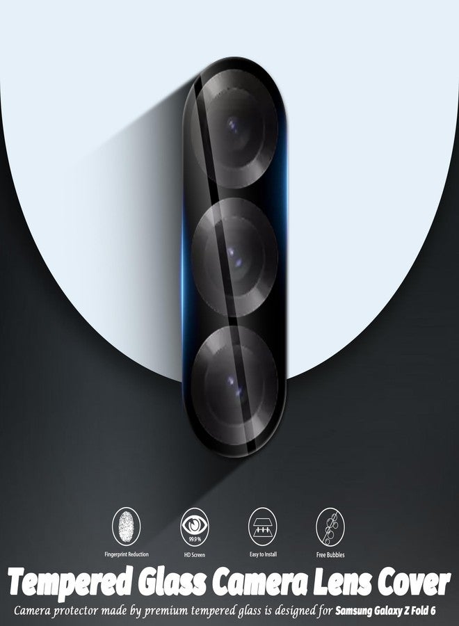 Orzero (3 Pack) Camera Lens Protector Compatible for Samsung Galaxy Z Fold 6, Protector de Cámera Tempered Glass 9 Hardness High Definition Anti-Scratch Case Friendly Does not Affect Night Shots - Image 5