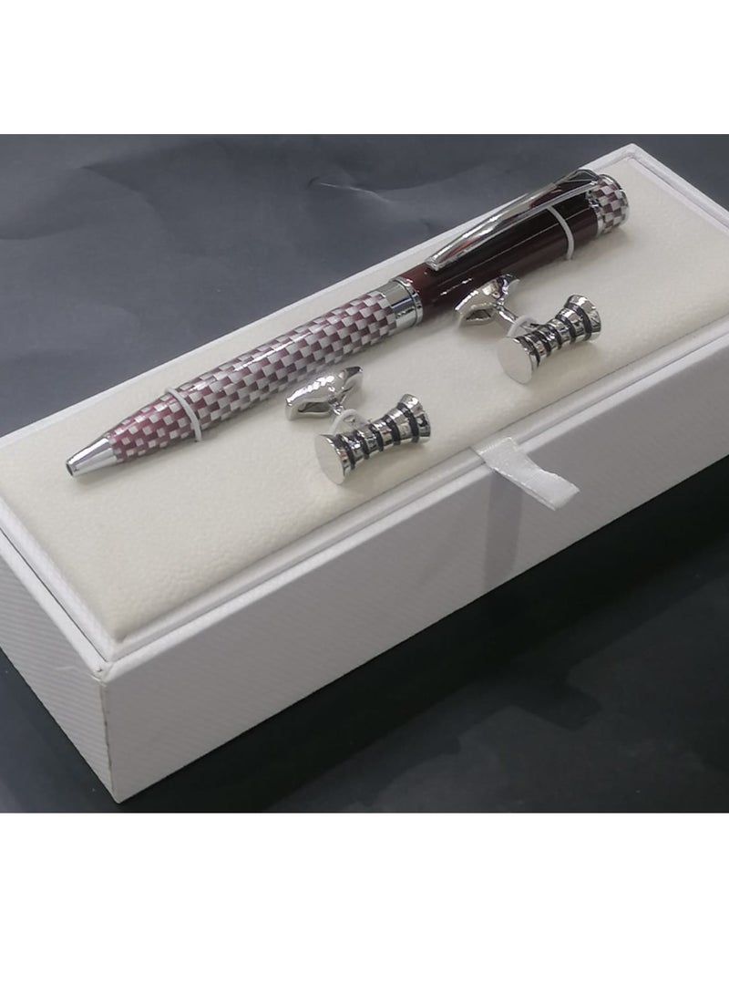 طقم قلم وكبك درجة اولى رجالي