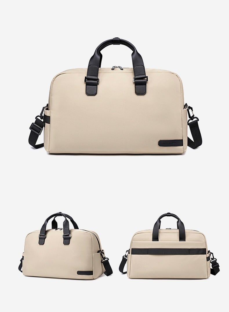 أركتيك هانتر LX00842  شنطة سفر  باج للرجال والنساء، شنطة ويك إند كبيرة  رياضة مقاومة للمياه، شنطة يد مناسبه لرحلات الطيران بحزام كتف - كاكى - Image 5