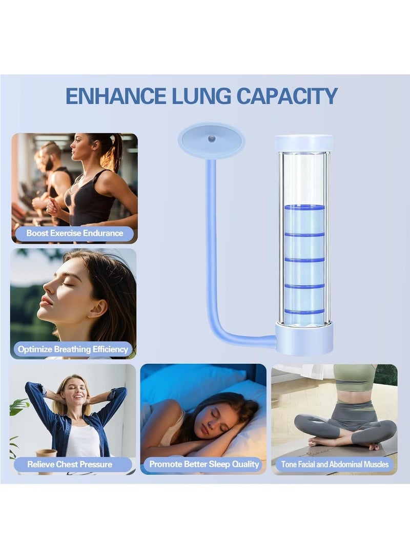 Samira Dumbbell Breathing Trainer,Deep Breathing Trainer, Natural Lung Trainer for Adults, Easy to Use and Clean, Breathing Dumbbell - Image 4