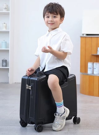 20" Kids Ride-on Suitcase, Cute Cat Ear Kids Luggage with Spinner Wheels, ABS PC Material Hardside Wear-resisting Compressive Trolly Luggage Case for Girls and Boys - pzsku/ZCF980609B1FA5C58D7DCZ/45/1743149761/ff4a348a-d969-48c2-93fd-9717874e356b