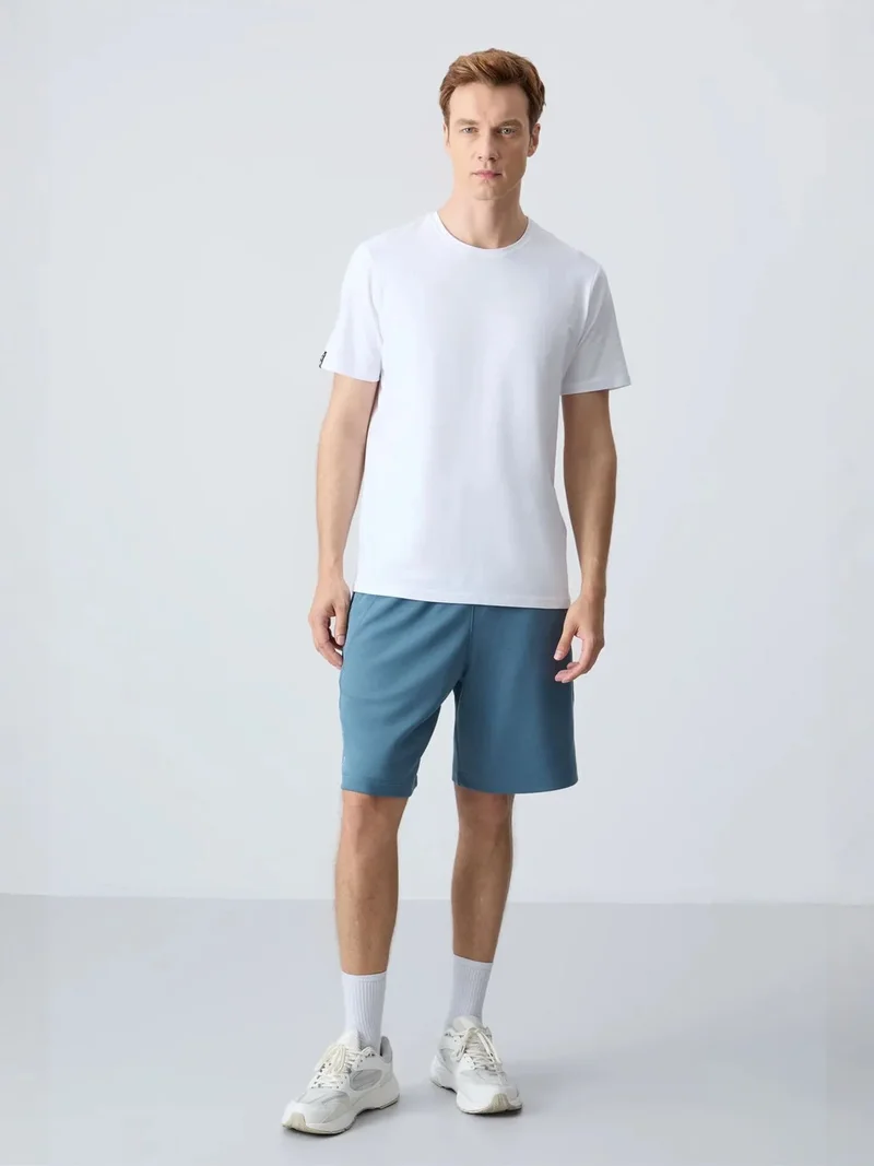 تومي لايف TOMMY Men's Cotton-blend Sweat Shorts