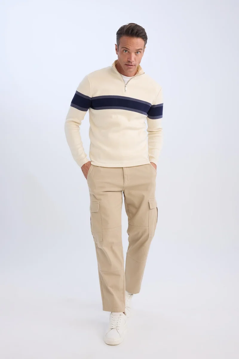 ديفاكتو Standard Fit Turtleneck Knitwear Pullover