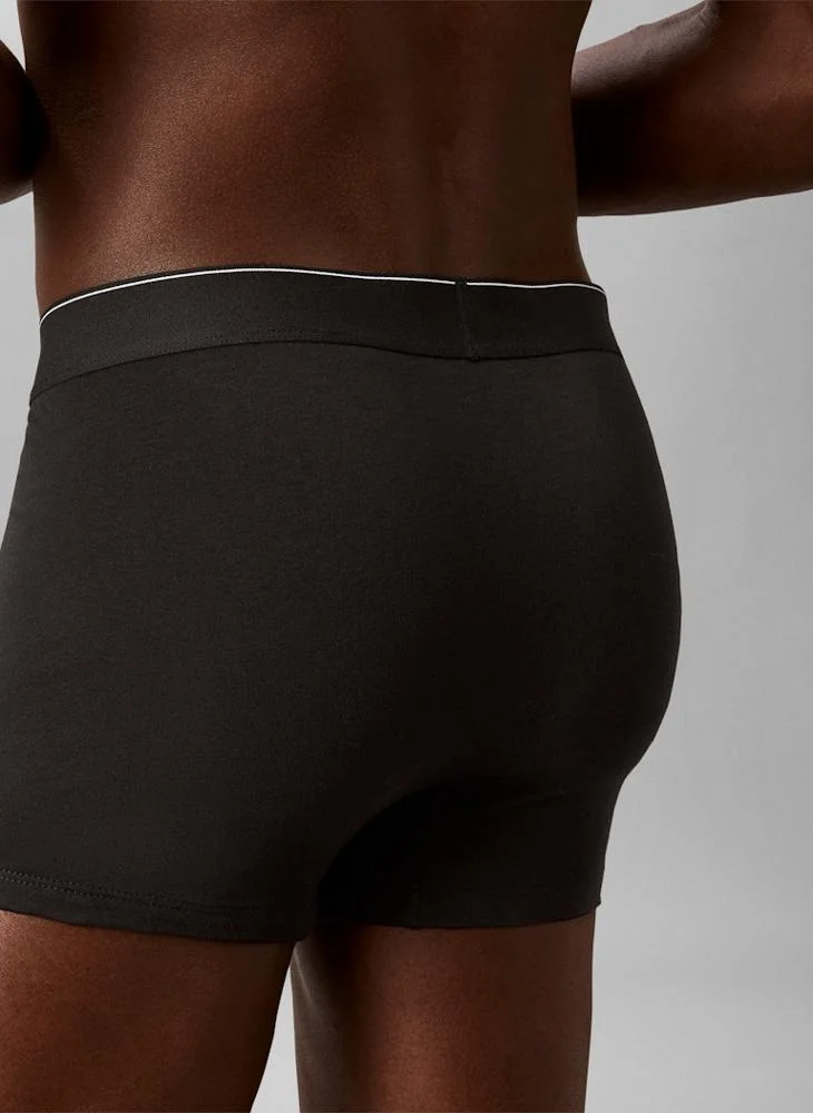 CALVIN KLEIN  Graphic Monogram Cotton Stretch Trunks for Men | Best Price UAE