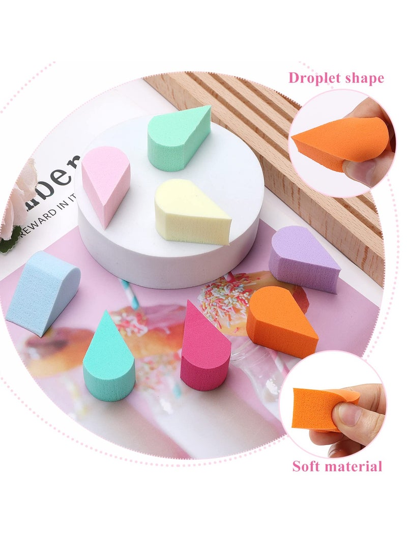 Excefore Makeup Beauty Sponges, 40 Pcs Reusable Face Paint Sponges, Petal Puff Cosmetic Petal Wedges Soft Foundation Makeup Blender for Clean Cream Concealer - Image 5