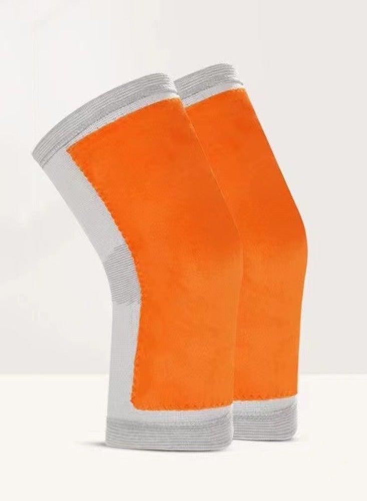 عالية المرنة كبار السن الشتاء دافئ حامي الركبة وسائد التنفس ناعمة مقاومة للبرد الركبة سخانات لف الهدايا للأب والأم - Image 2