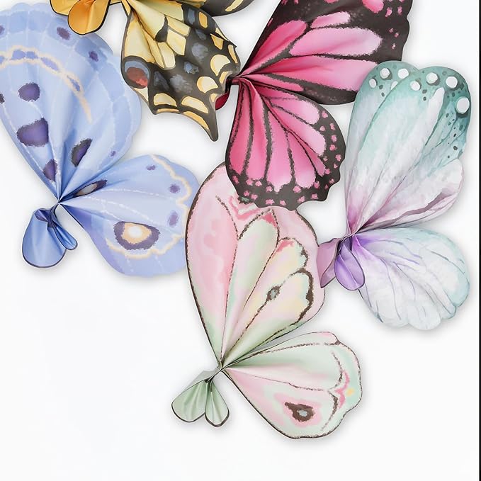 WAOKN Set of 10 Butterfly Wrapping Paper, Flower Wrapping Paper, Waterproof Flower Bouquet Wrapping Paper, Butterfly Bouquet Accessories for Weddings, Birthdays, Flower Shops, Crafts - Image 4