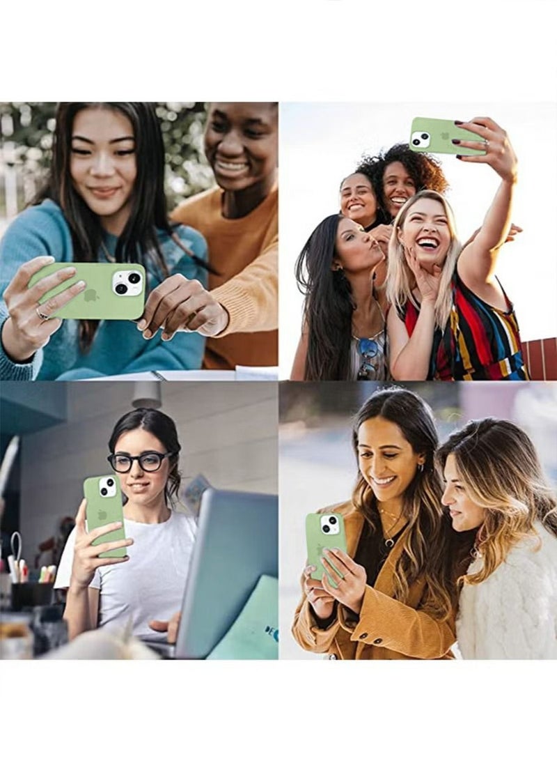 iPhone 15 Plus Mobile Case Cover with Soft Liquid Silicone Protection Anti-Scratch Shockproof Accessories Slim Protective Back Cover with Comfortable Hold Touch Feeling and Anti-fingerprint - Image 5