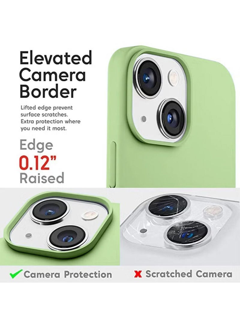 iPhone 15 Plus Mobile Case Cover with Soft Liquid Silicone Protection Anti-Scratch Shockproof Accessories Slim Protective Back Cover with Comfortable Hold Touch Feeling and Anti-fingerprint - Image 2