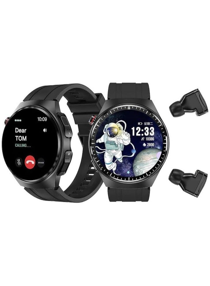 Haino Teko Germany ST2 Smartwatch Buds with AMOLED Display Smartwatch + Earbuds - Original - Image 1