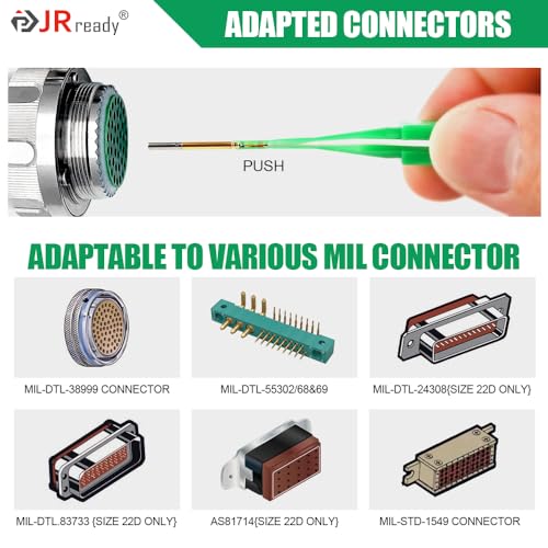 JRready 25Pcs M81969 14 01 22D Solid Barrel Installing Removal Tool for servicing electrical connectors in Electrical Wiring Interconnect Systems (25pcs) - Image 3