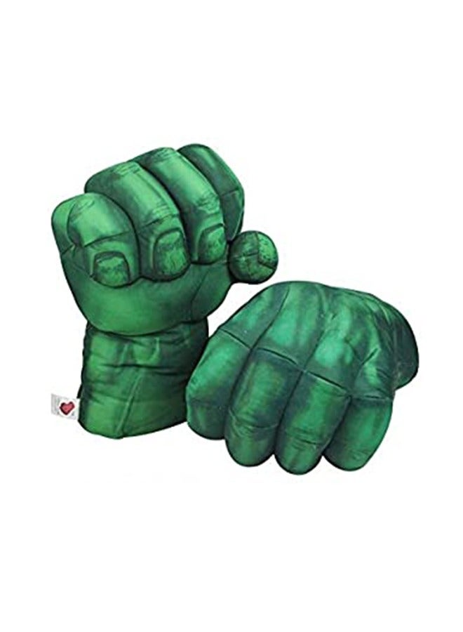 2-Piece Plush Hulk Gloves Set - Image 2