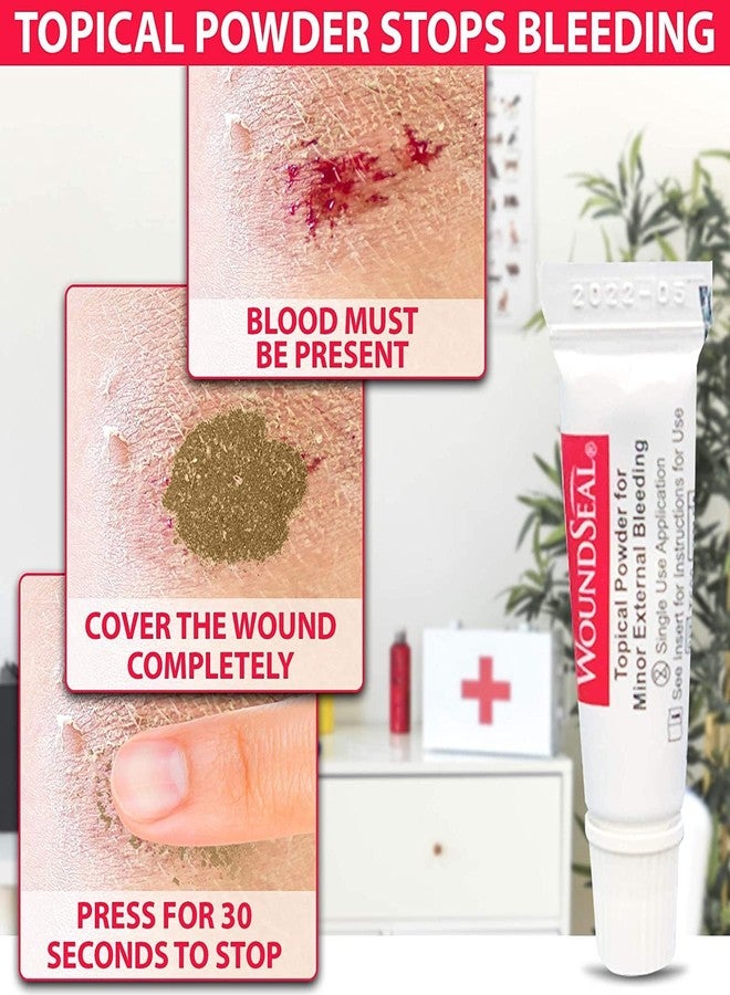 WoundSeal مسحوق ووندسيل، 4 عبوات (عبوة من 5 قطع) - Image 2