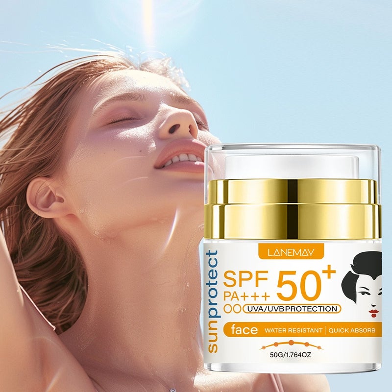 LANEMAY SPF50+ PA+++ Facial Protector 50g - Waterproof, Fast Absorption, High Protection - Image 1