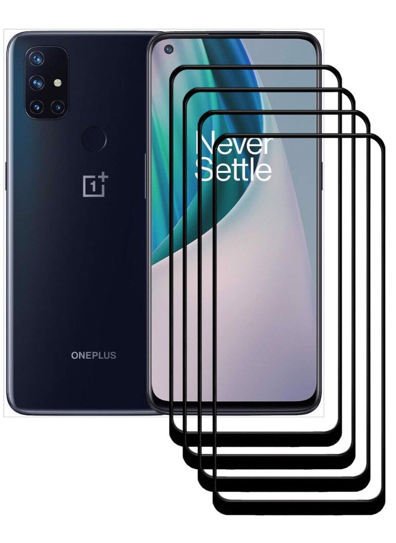 أكاليكس 4 قطع، حماية شاشة،  لهاتف ون بلس نورد N10 5G  ، جودة ممتازة. - Image 1