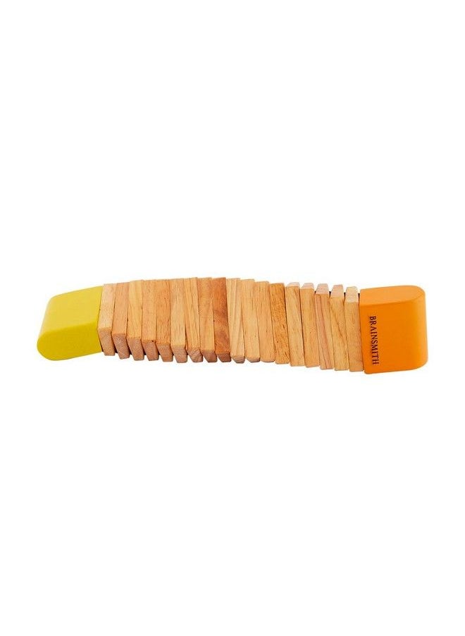 BRAINSMITH - Swoora Wooden Pocket Rattle Toy Baby Safe Colourful Percussion Musical Instrument For Infants And Kids (0 3 Years) Hold And Play Shaker - Image 1