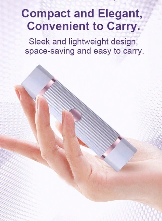 عام آلة حلاقة نسائية مزدوجة الرأس، جهاز قص شعر المنطقة العانية الخاص بالسيدات، آلة حلاقة كهربائية، جهاز إزالة الشعر النسائي، حلاقة البيكيني للسيدات، جهاز إزالة الشعر بالشفرتين المزدوجتين للإبطين والساقين. - Image 3