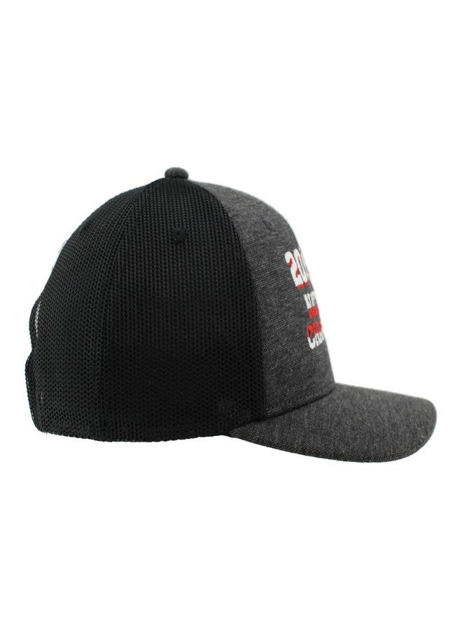 ZHATS Ohio State Buckeyes National Champs 2024 Football Adjustable Snapback Hat Black Arch Officially Licensed - Image 4