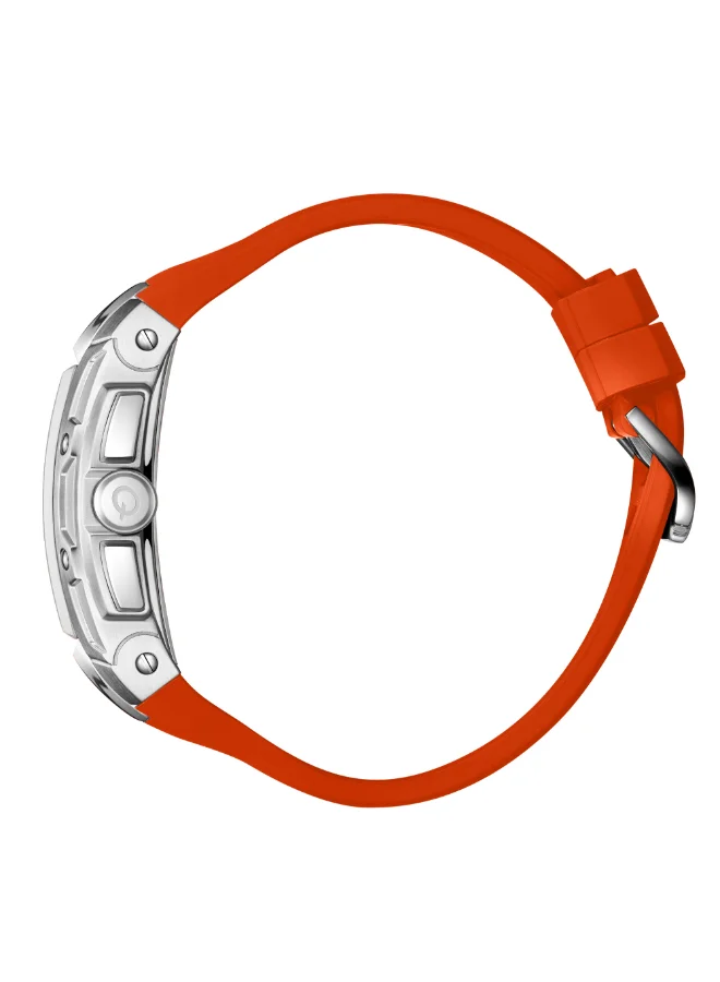 Quantum Men's Silicone Chronograph Watch HNG1161.390 - 43 mm
