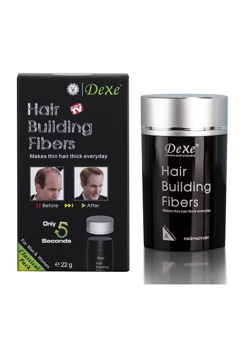 Dexe Hair Building Fibers 22g in Light Brown - Image 1