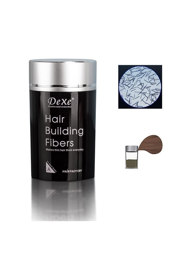 Dexe Hair Building Fibers 22g in Light Brown - Image 2