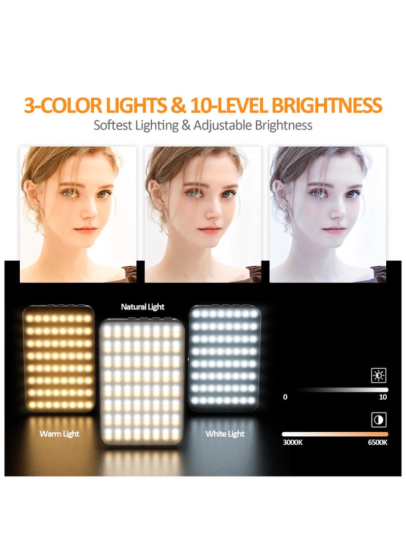 Baeskii Baeskii Magnetic Selfie Light, 128 LED Phone Light Compatible with iPhone, iPad, Laptop, Camera, 3 Lighting Adjustment Modes, Phone Selfie Light for Photography, TikTok, Zoom Calls, Video Conference  - Image 3