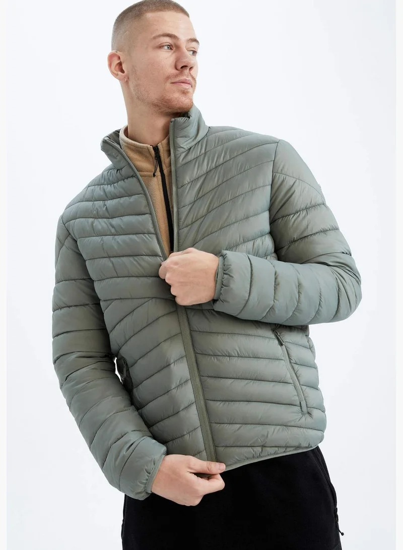 Standard Fit Long Sleeve Bomber Jacket