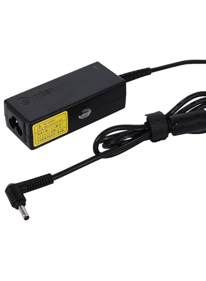 Enter Renewed -  BIS Certified, 45W 19V/1.75A, 3 Pin High-Efficiency AC Laptop Charger/Adapter for Asus Laptops (Without Power Cord), Black - Image 2