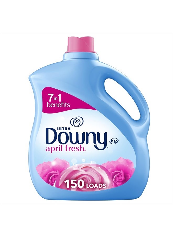 Downy Fabric Softener Liquid, April Fresh Scent, 111 fl oz, 150 Loads  - Image 1
