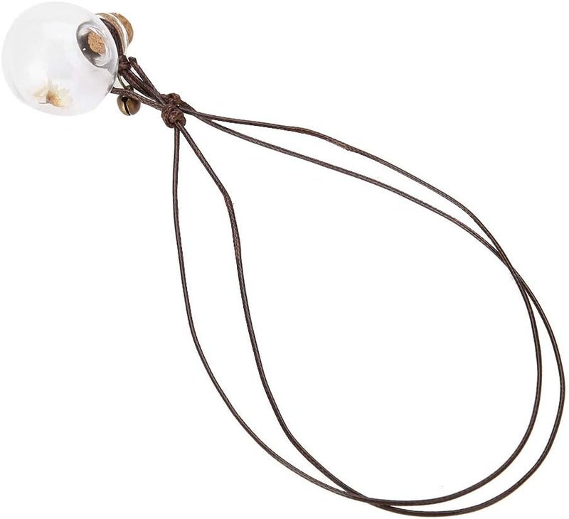 klarako Car Perfume Bottle,Car Pendant Empty Perfume Bottle With Flower Hanging Freshner Fragrance Auto Decor(2.8) - Image 5