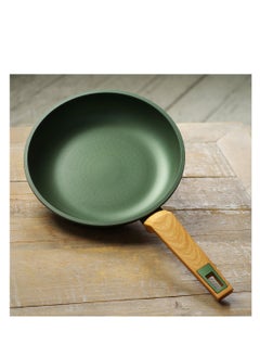 Fissman Frying Pan 24cm, Non-Stick  Aluminum TouchStone Ceramic Coating Frypan Olivi Series Bakelite Soft-Touch Coating Handle with Induction Compatible for all Cooktops  - Image 1