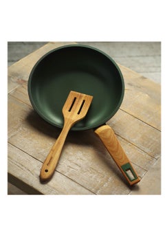 Fissman Frying Pan 24cm, Non-Stick  Aluminum TouchStone Ceramic Coating Frypan Olivi Series Bakelite Soft-Touch Coating Handle with Induction Compatible for all Cooktops  - Image 2