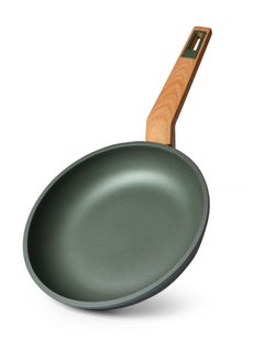 Fissman Frying Pan 24cm, Non-Stick  Aluminum TouchStone Ceramic Coating Frypan Olivi Series Bakelite Soft-Touch Coating Handle with Induction Compatible for all Cooktops  - Image 5