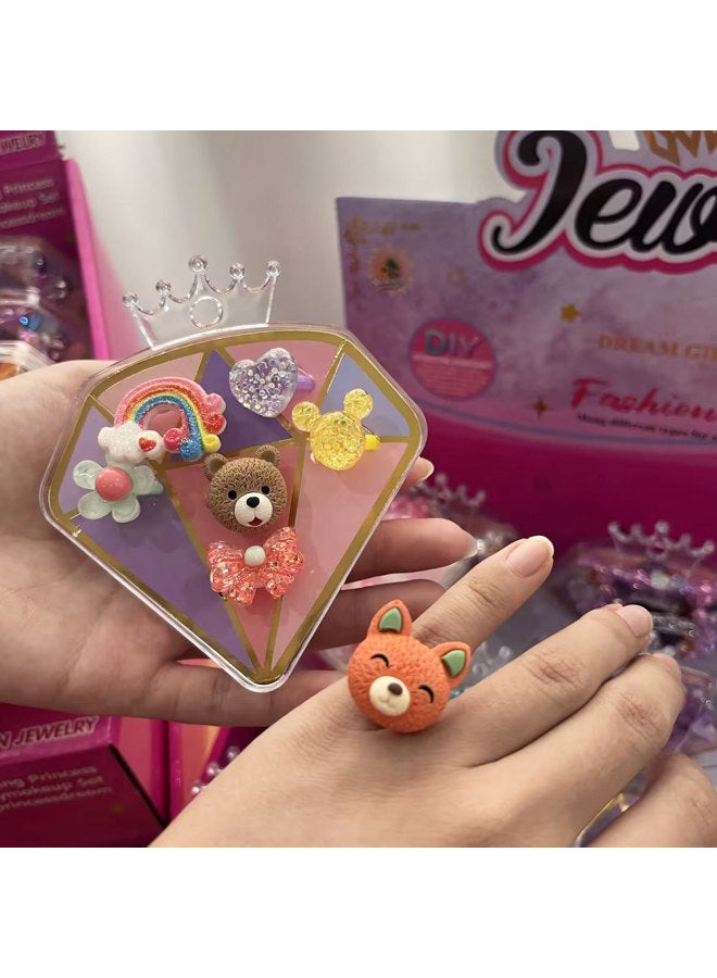 Children's Gift Toy Girl's Toy Kindergarten Small Gift Stall Small Gift Children's Toy Small Gift-Color:SP29-4 Special Sale Ring - Image 4