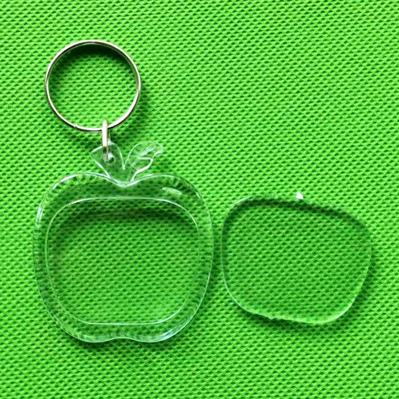 Diy Blank Po Frame Keychain Octagonal Acrylic Ins Transparent Po Studio Star Chasing Po Scenic Spot Pendant - Image 5