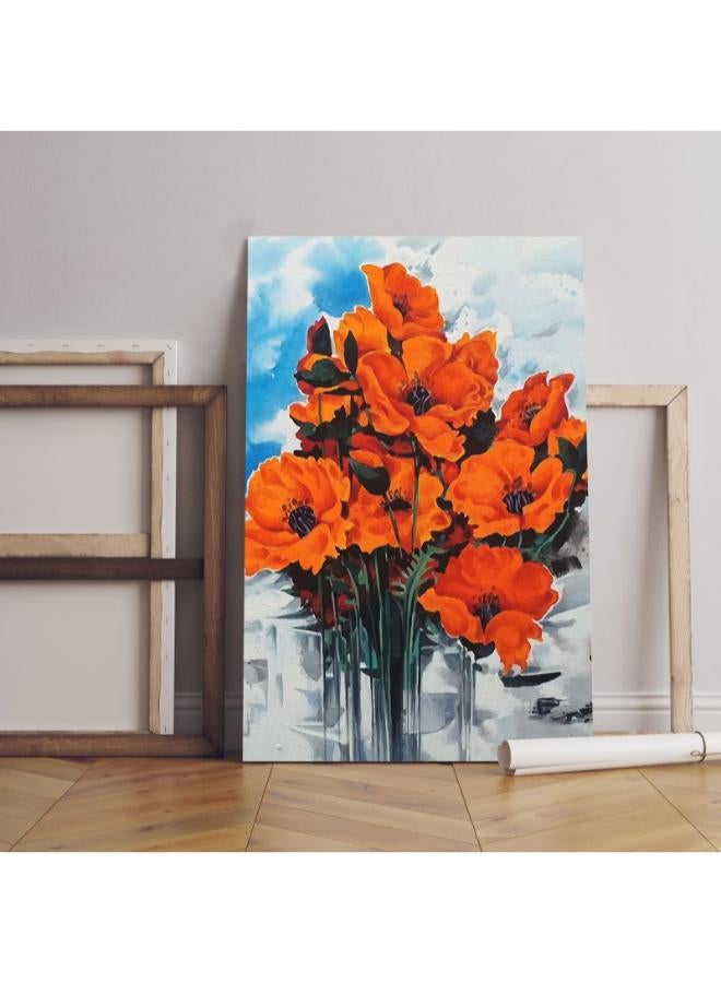 Home Gallery The Power of Red flowers Wall Art Printed Canvas wall art - Image 3