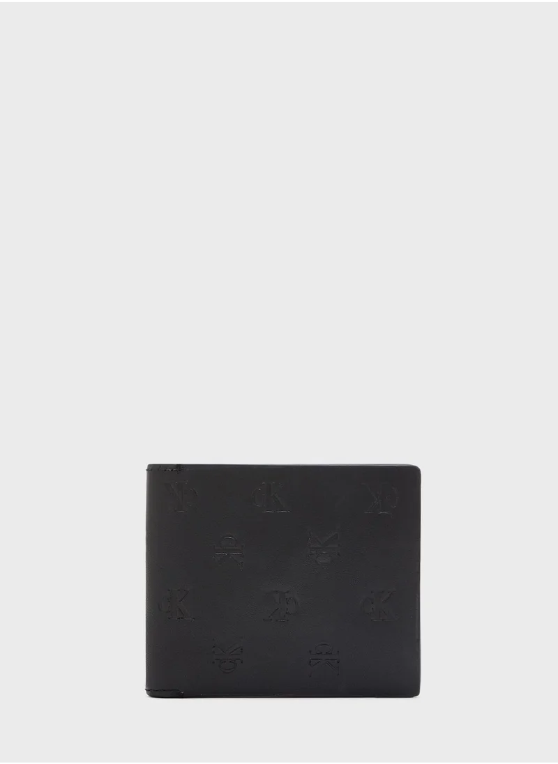 Calvin Klein Jeans Aop Logo Emboss Bifold Wallet