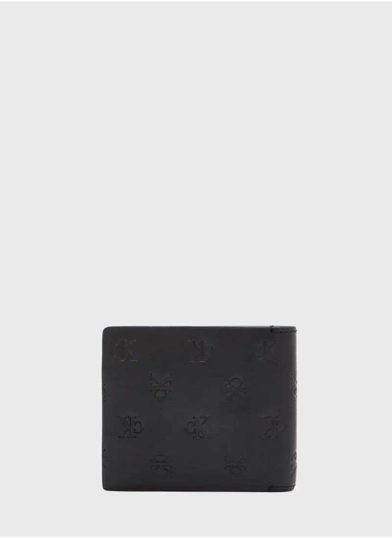 Calvin Klein Jeans Aop Logo Emboss Bifold Wallet