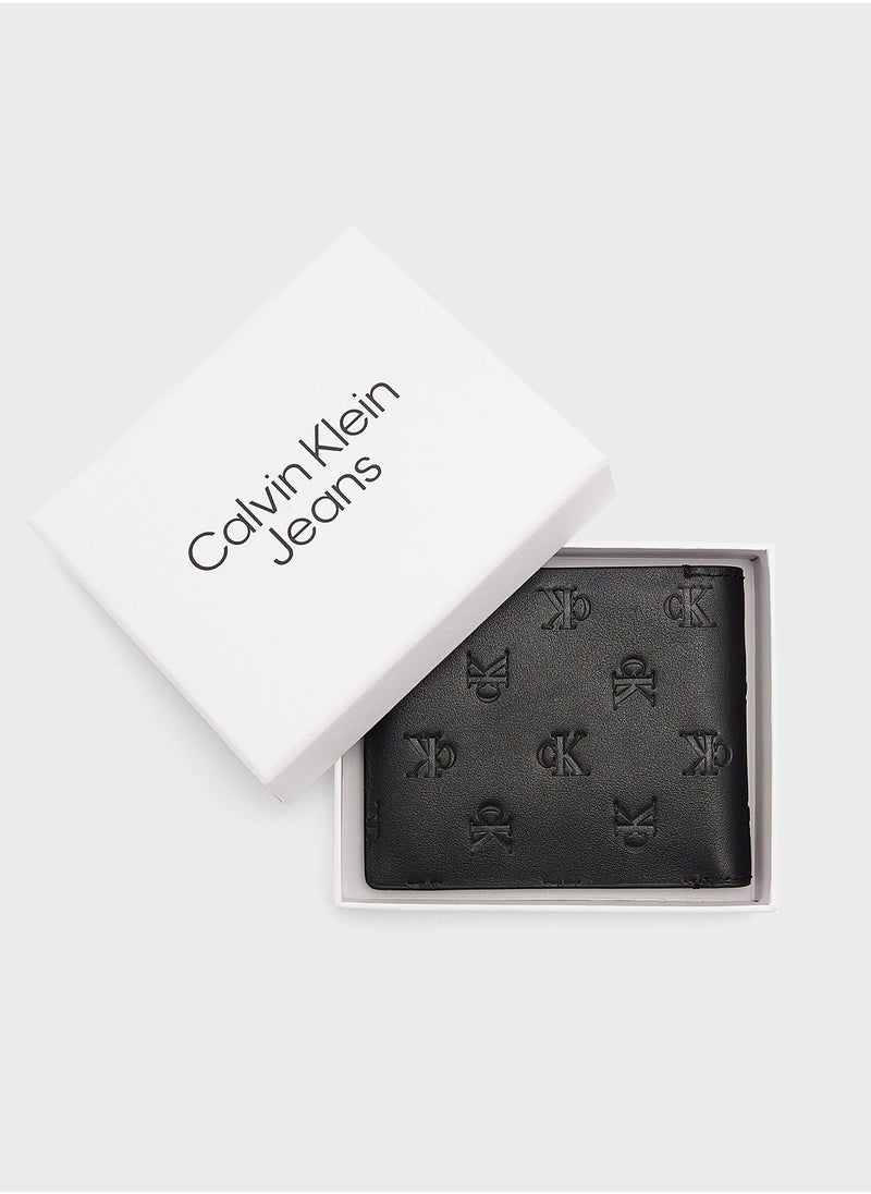 Calvin Klein Jeans Aop Logo Emboss Bifold Wallet  - Image 5