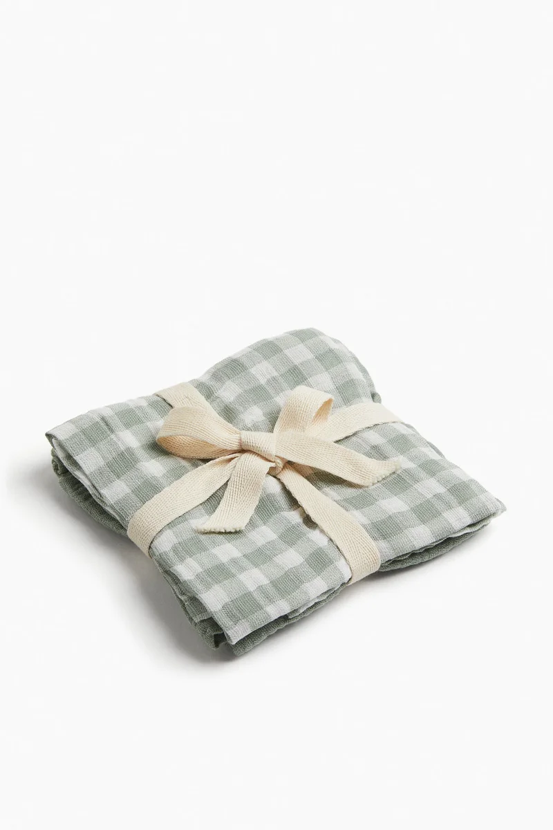 H&M 2-pack cotton muslin cloths