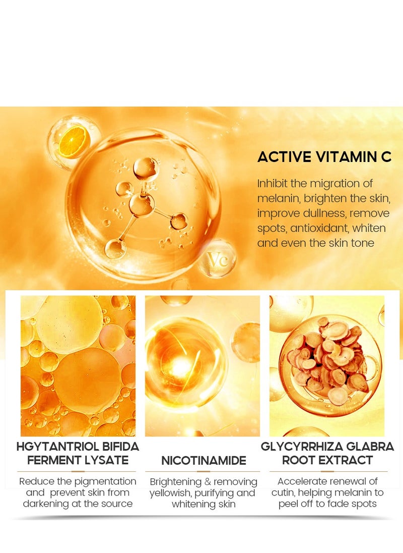Vibrant Glamour - VIBRANT GLAMOUR Vitamin C Whitening Face Cream 30g - Whitening, Anti Aging, Wrinkles, Brightening, Fade Dark Spot, Collagen, Moisturizer, Beauty Products, Repair, Skin Care30g - Image 1